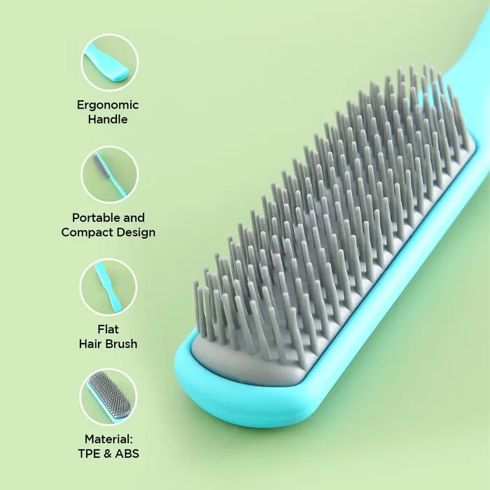 Earrings Yellow Chimes Flat Hair Brush Curl Defining Brush for Thick Curly Wavy Hair Small Size Blue