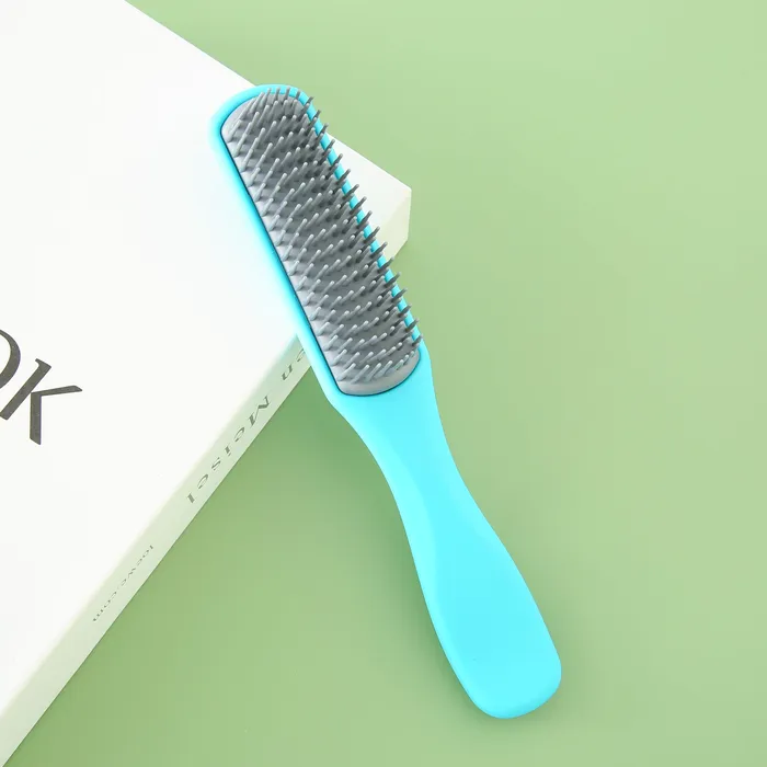 Earrings Yellow Chimes Flat Hair Brush Curl Defining Brush for Thick Curly Wavy Hair Small Size Blue