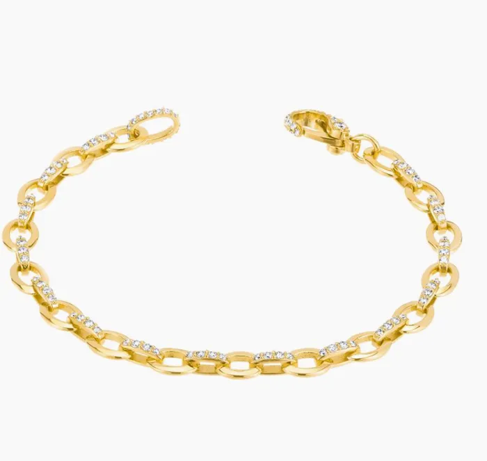 Carbon Hyde Bracelets Oval Link Bracelet