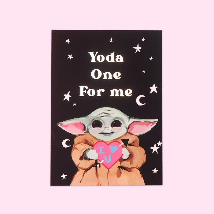 Eleanor Bowmer Necklaces Yoda One For Me Card