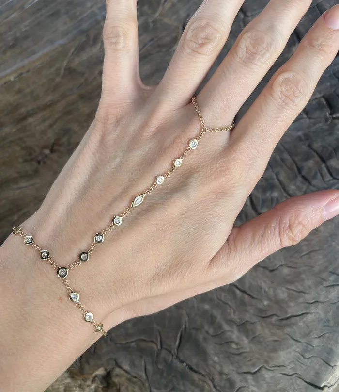 Jacquie Aiche Finger Bracelet Jacquie Aiche Bracelets