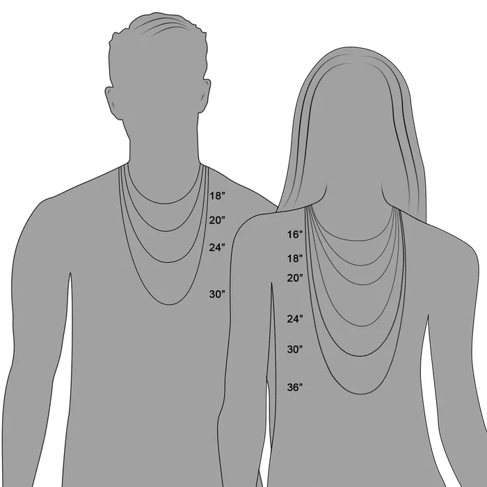 MayaMila Earrings 14k White Gold Chain in a Classic Omega 3 mm