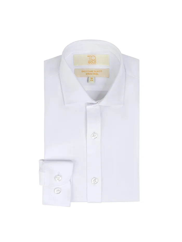 PreStyled Sets TO Collection TO Collection Gold Label Boys 4Way Super Stretch Dress Shirt Long Sleeve PreStyled Sets TO Collection TO Collection Gold Label Boys 4Way Super Stretch Dress Shirt Long Sleeve