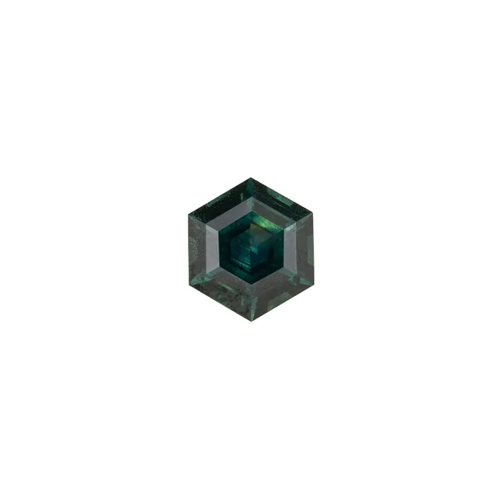 Rings 18ct Hexagon Cut Deep Blue Green Montana Sapphire SF350 Envero Jewelry Rings 18ct Hexagon Cut Deep Blue Green Montana Sapphire SF350 Envero Jewelry