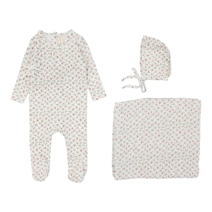 Rings Lilette Bouquet Floral Layette Set Winter WhiteFloral Lilette