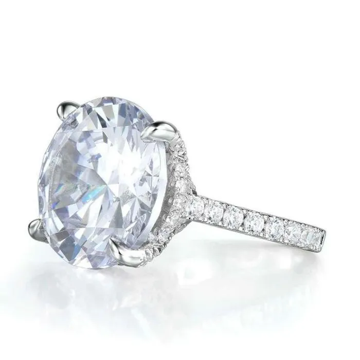 Rings Shineofidamond 80ct Sterling Silver Solitaire Engagement Ring Rings Shineofidamond 80ct Sterling Silver Solitaire Engagement Ring
