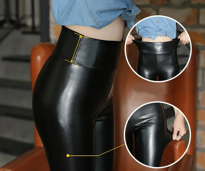 Thermal Leather Leggings Mike Earrings