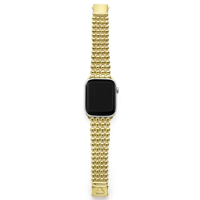 Bracelets LAGOS Smart Caviar 18K Gold Infinite Caviar Beaded Watch Bracelet 4249mm