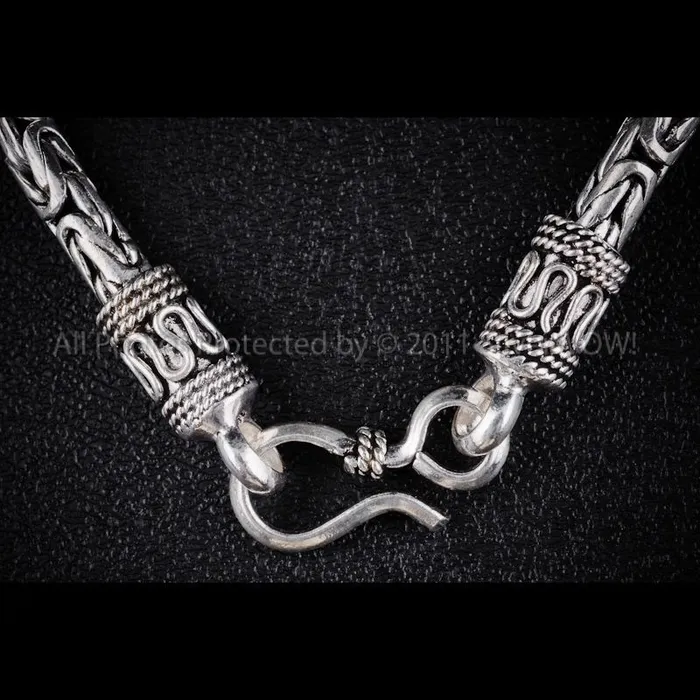 Bracelets silverwow Byzantine Bali Bracelet 6mm Wide