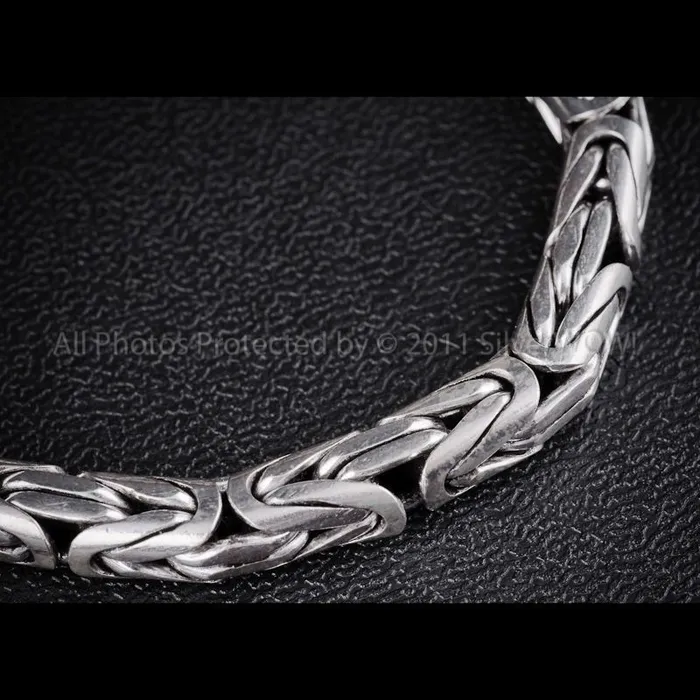 Bracelets silverwow Byzantine Bali Bracelet 6mm Wide