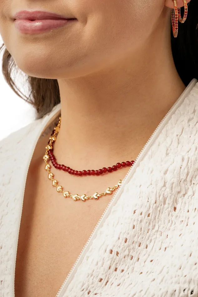 Crystal Haze Jewelry Garnet Necklace Necklaces
