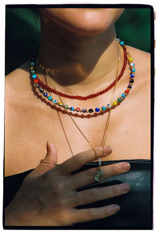 Crystal Haze Jewelry Garnet Necklace Necklaces