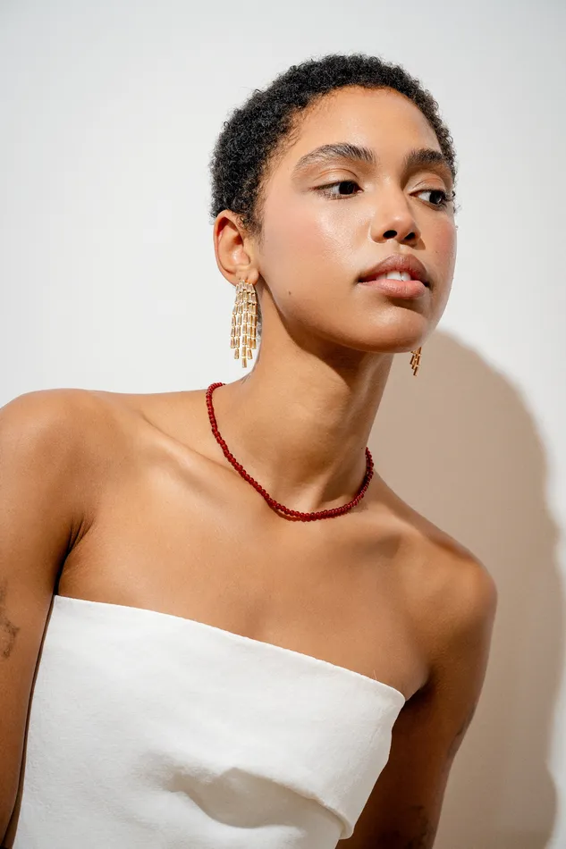 Crystal Haze Jewelry Garnet Necklace Necklaces
