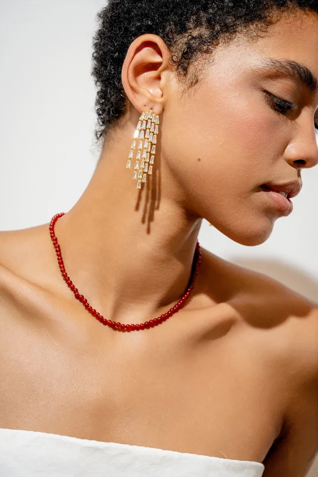 Crystal Haze Jewelry Garnet Necklace Necklaces