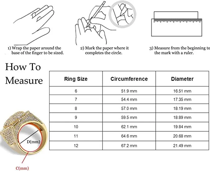 Empire Edition Iced Out Diamond Ring BEST SELLER Rings