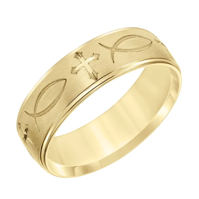FREDERICK GOLDMAN Rings Precious Metal No Stones Wedding Bands Men