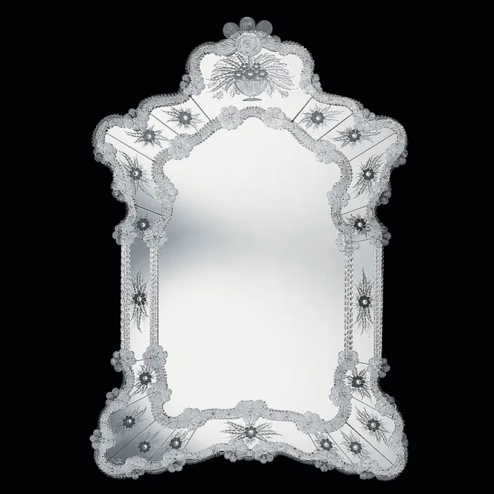Mirror 600 Line SGIORGIO Art 019 MuranoVItrum Home Decor Earrings