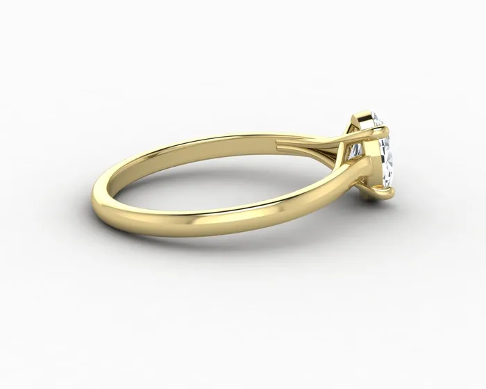 Nora 08 Ct Solitaire Oval Cut Engagement Ring Sapheena Jewelry Rings