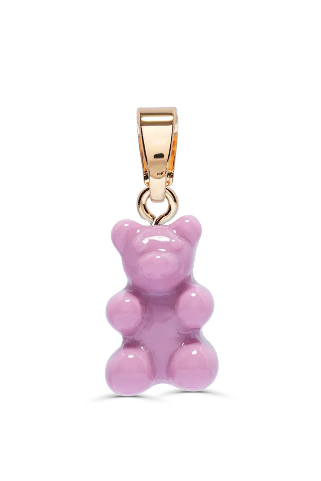 Nostalgia Bear Classic connector Mauve Pink Crystal Haze Jewelry Rings