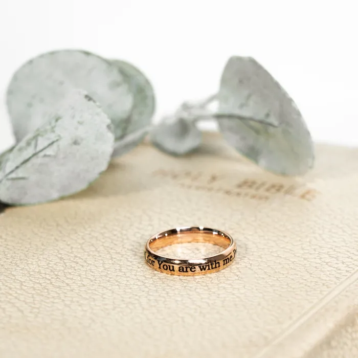 Rings Forever Truth I Will Fear No Evil Ring