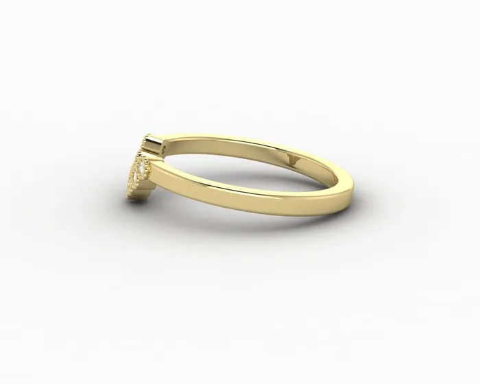 Sapheena Jewelry Rings Jolene 112 Ct Curved Wedding Band