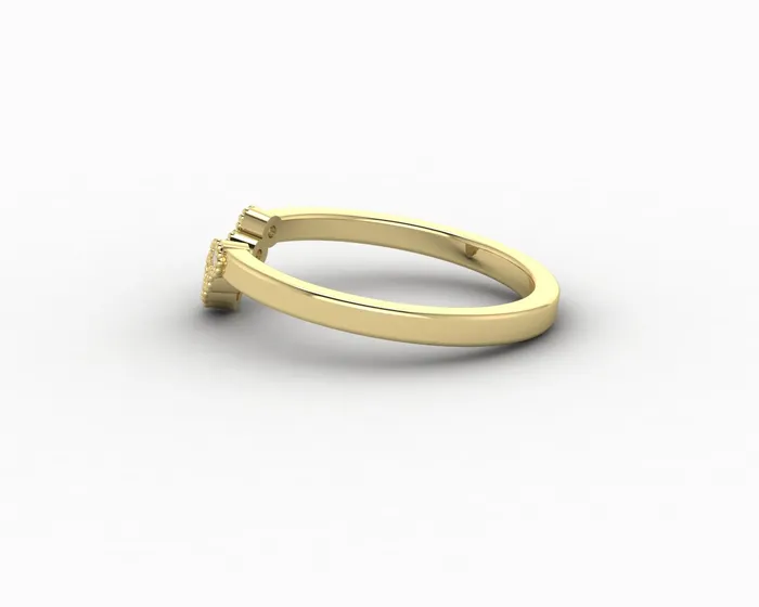 Sapheena Jewelry Rings Jolene 112 Ct Curved Wedding Band