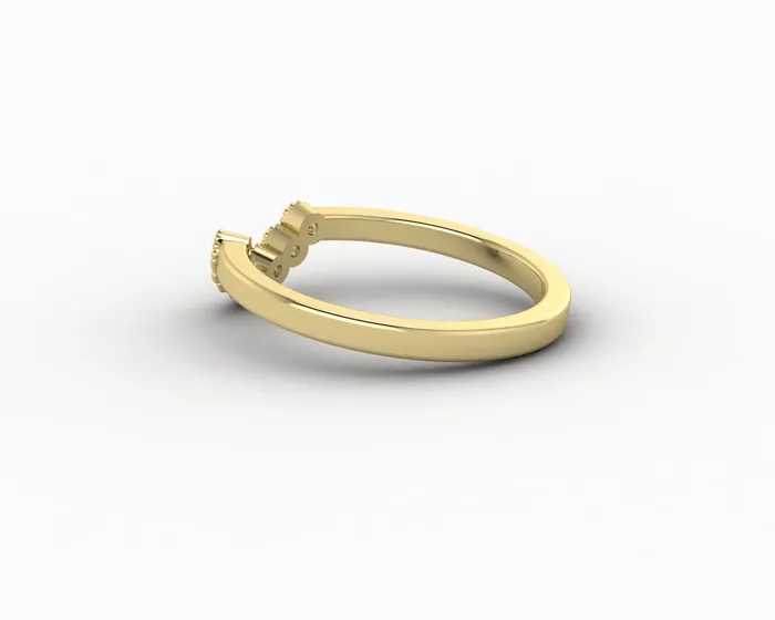 Sapheena Jewelry Rings Jolene 112 Ct Curved Wedding Band