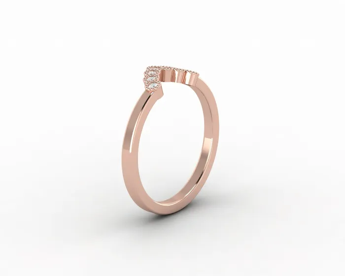 Sapheena Jewelry Rings Jolene 112 Ct Curved Wedding Band