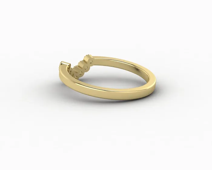 Sapheena Jewelry Rings Jolene 112 Ct Curved Wedding Band