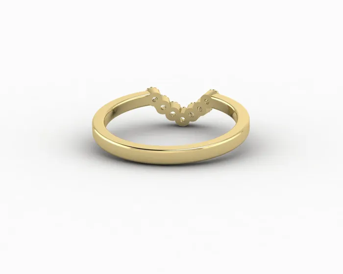 Sapheena Jewelry Rings Jolene 112 Ct Curved Wedding Band