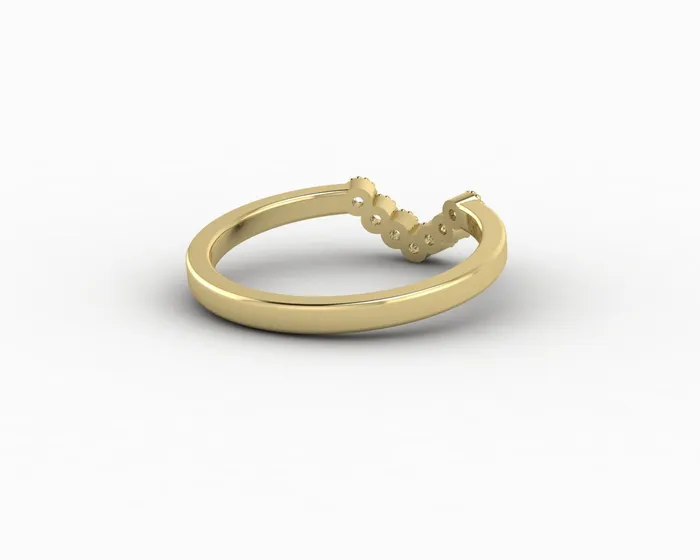 Sapheena Jewelry Rings Jolene 112 Ct Curved Wedding Band