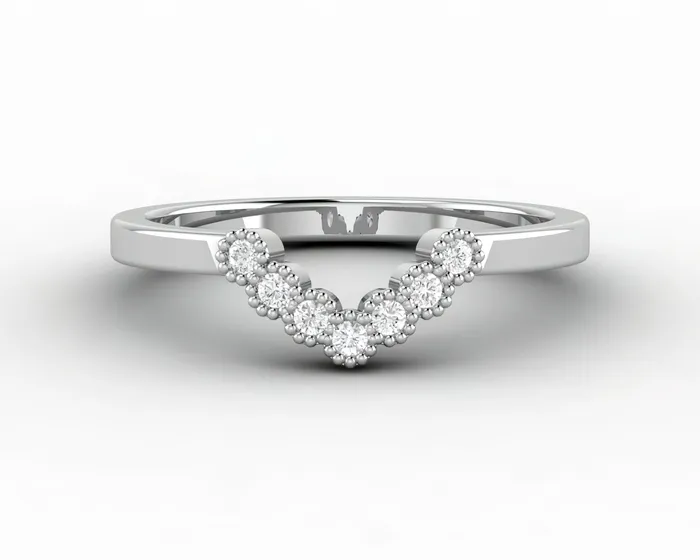 Sapheena Jewelry Rings Jolene 112 Ct Curved Wedding Band