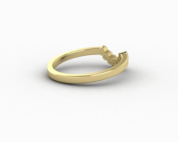 Sapheena Jewelry Rings Jolene 112 Ct Curved Wedding Band
