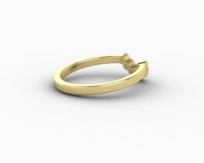 Sapheena Jewelry Rings Jolene 112 Ct Curved Wedding Band