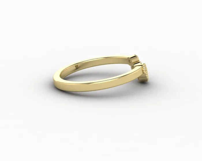 Sapheena Jewelry Rings Jolene 112 Ct Curved Wedding Band