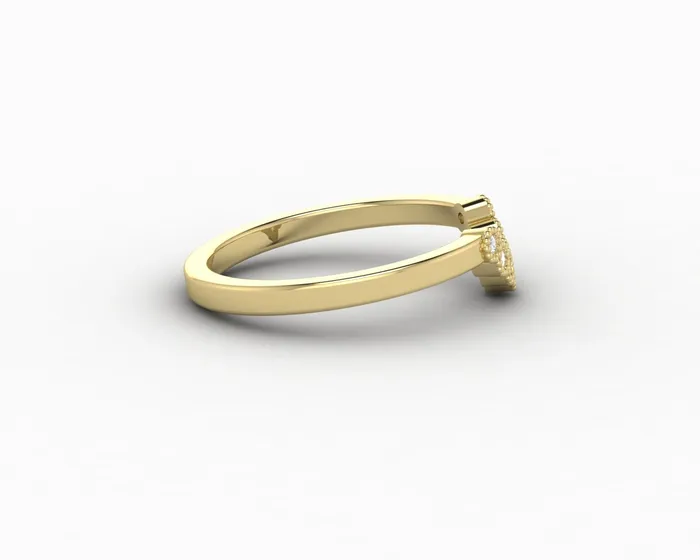 Sapheena Jewelry Rings Jolene 112 Ct Curved Wedding Band