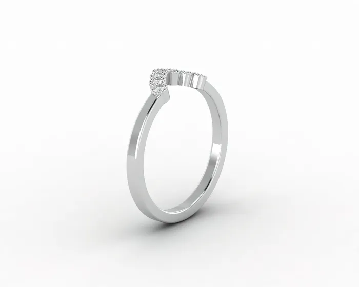 Sapheena Jewelry Rings Jolene 112 Ct Curved Wedding Band