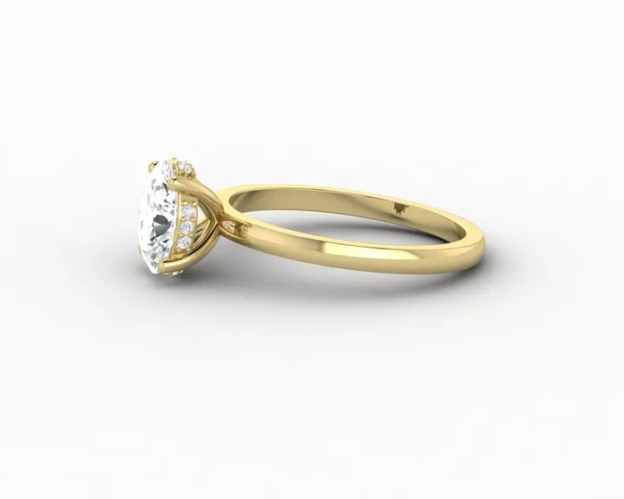 Sapheena Jewelry Rings Luce 10 Ct Oval Cut Engagement Ring