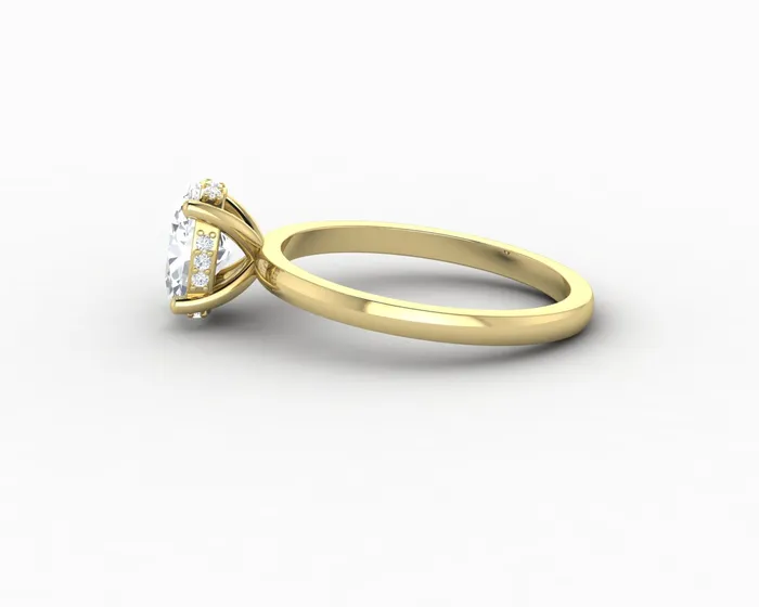 Sapheena Jewelry Rings Luce 10 Ct Oval Cut Engagement Ring