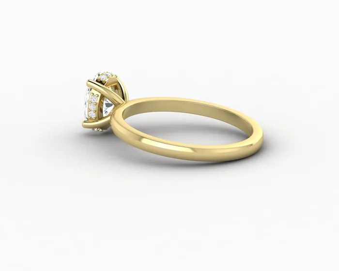 Sapheena Jewelry Rings Luce 10 Ct Oval Cut Engagement Ring