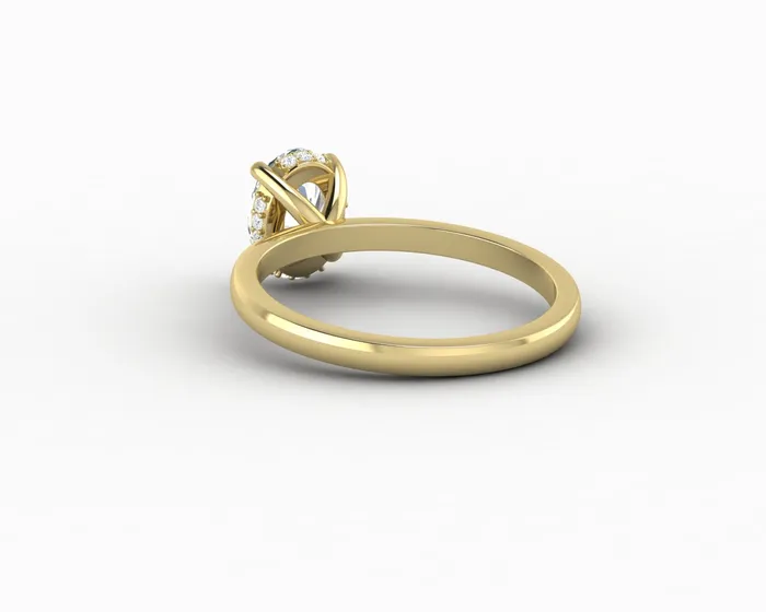 Sapheena Jewelry Rings Luce 10 Ct Oval Cut Engagement Ring