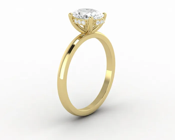 Sapheena Jewelry Rings Luce 10 Ct Oval Cut Engagement Ring