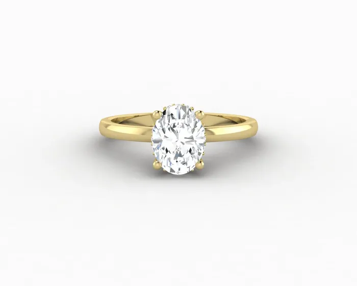 Sapheena Jewelry Rings Luce 10 Ct Oval Cut Engagement Ring