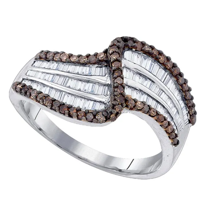 1 CTDiamond FASHION BROWN RING gndatlanta Rings