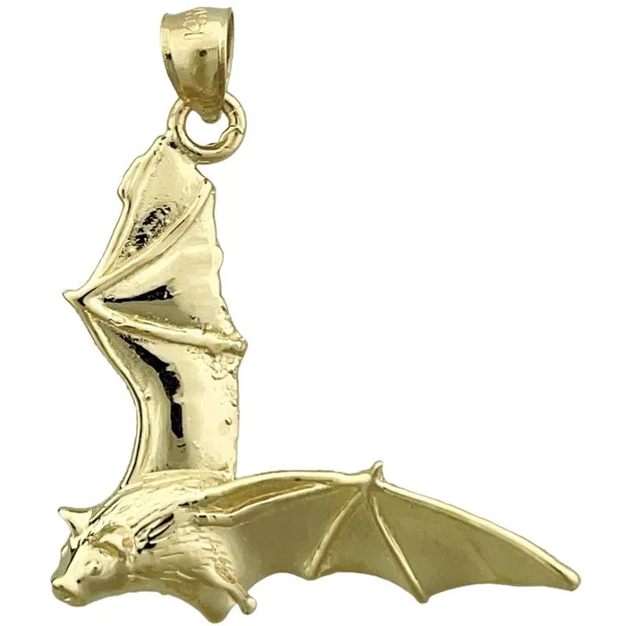14K Gold Flying Bat Pendant Goldia PreStyled Sets