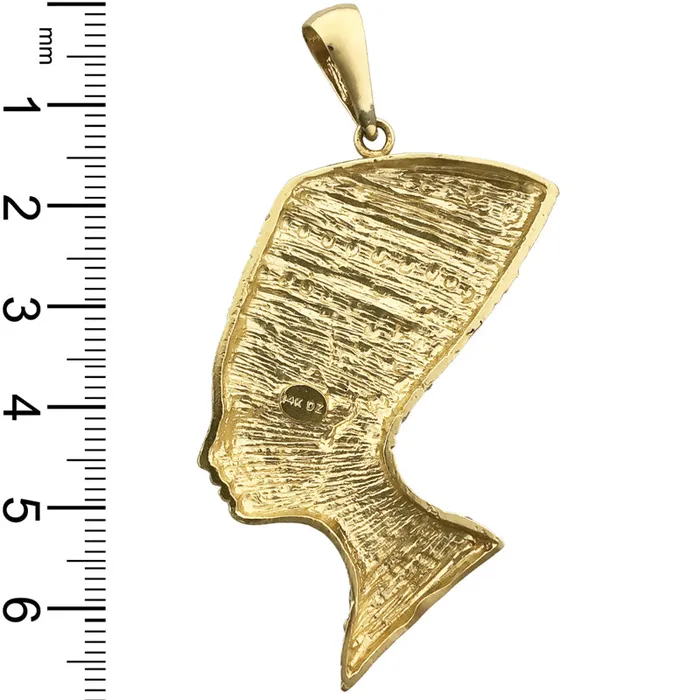 14K Gold Nefertiti Pendant Goldia PreStyled Sets