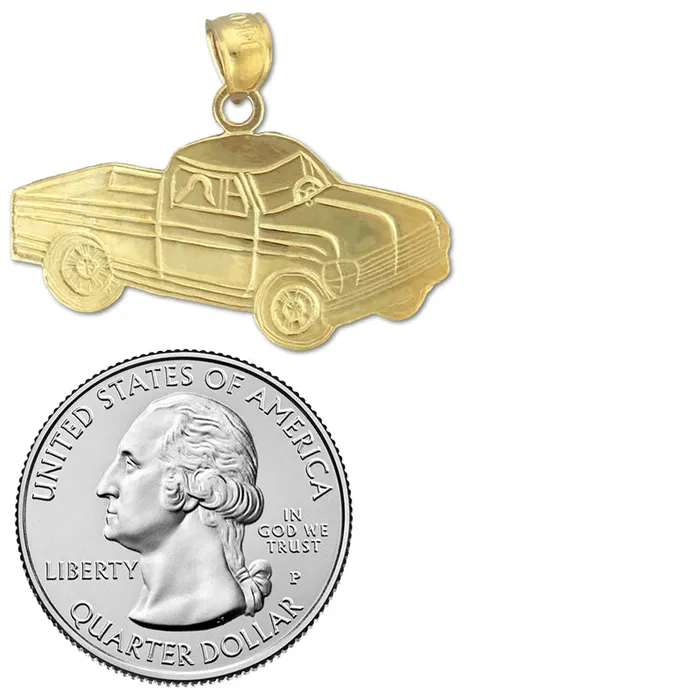 14K Gold Pickup Truck Pendant Goldia PreStyled Sets