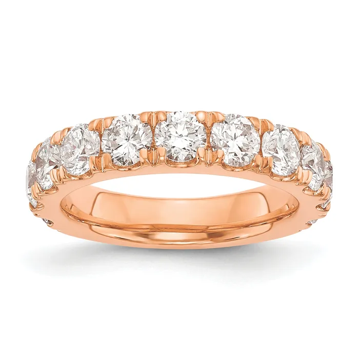 14k Rose Gold 2 Ct Lab Grown Diamond VSSI G Wedding Band Ring Goldia Rings 14k Rose Gold 2 Ct Lab Grown Diamond VSSI G Wedding Band Ring Goldia Rings
