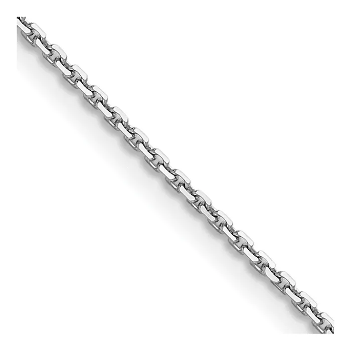 14k WG 12mm DC Cable Chain Necklace MDS Necklaces