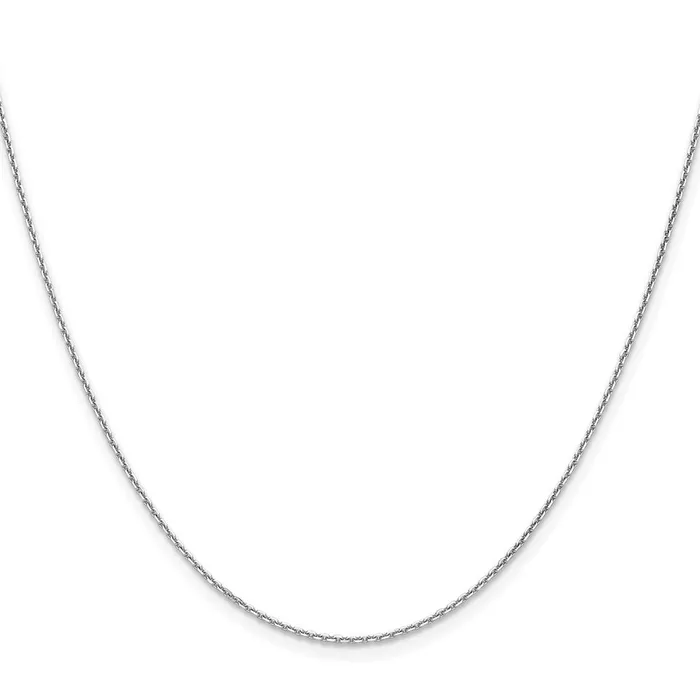 14k WG 12mm DC Cable Chain Necklace MDS Necklaces 14k WG 12mm DC Cable Chain Necklace MDS Necklaces